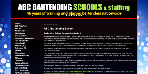 Abc Bartending Schools