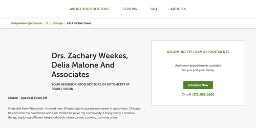 Drs. Zachary Weekes, Delia Malone and Associates